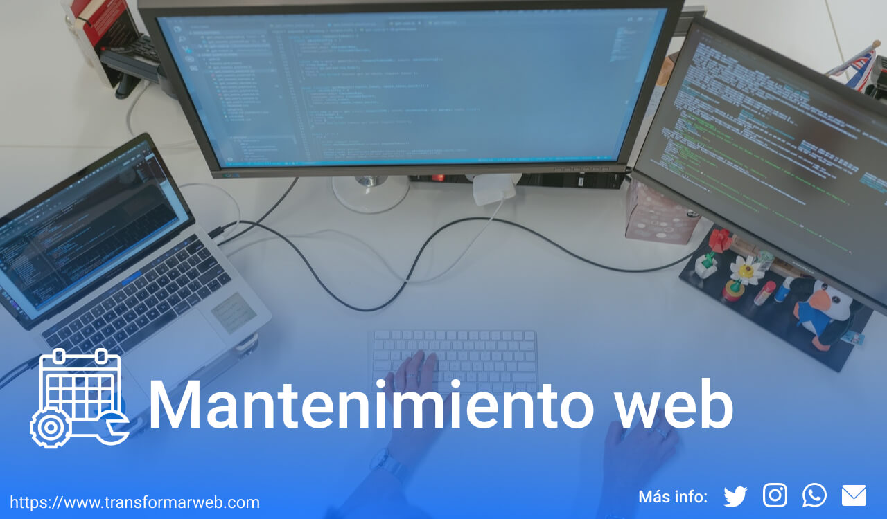 imagen de mantenimiento web